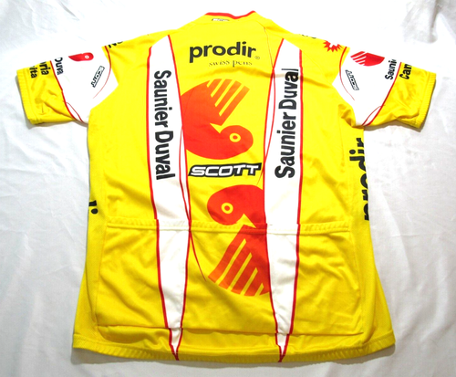 SMS Santini Saunier Duval Cycling Jersey Full Zip Italy Made Size XL (Like US L) - Picture 3 of 11