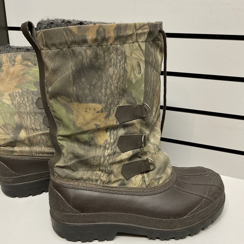Mens Size 10 Boot Camo Hunting Fishing Outdoor Leaves Limbs - Crater Ridge - Picture 14 of 23