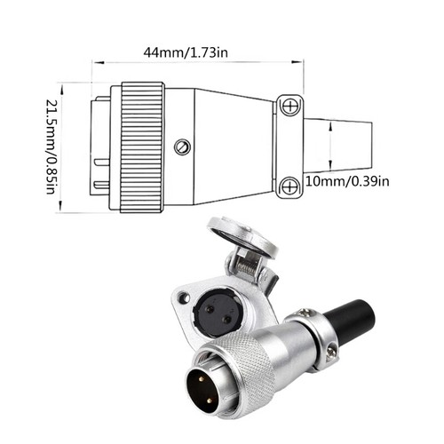 WS16TQ+ZG Male Plug Industrial set Aviation Plug set for Professional for - Picture 7 of 14