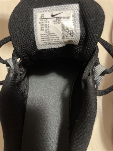 Women’s Nike Black and White Sneakers Size 5Y With Another Nike Box Packaging - Picture 18 of 24