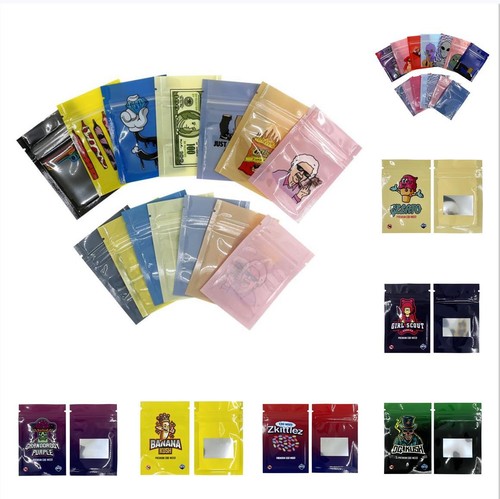 100 bolsas de plástico resellables a prueba de olores bolsa gruesa con cierre de cremallera 6*9,5 cm - Imagen 1 de 20