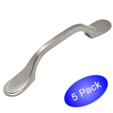 *5 Pack* Cosmas Cabinet Hardware Satin Nickel Handle Pulls #9533SN