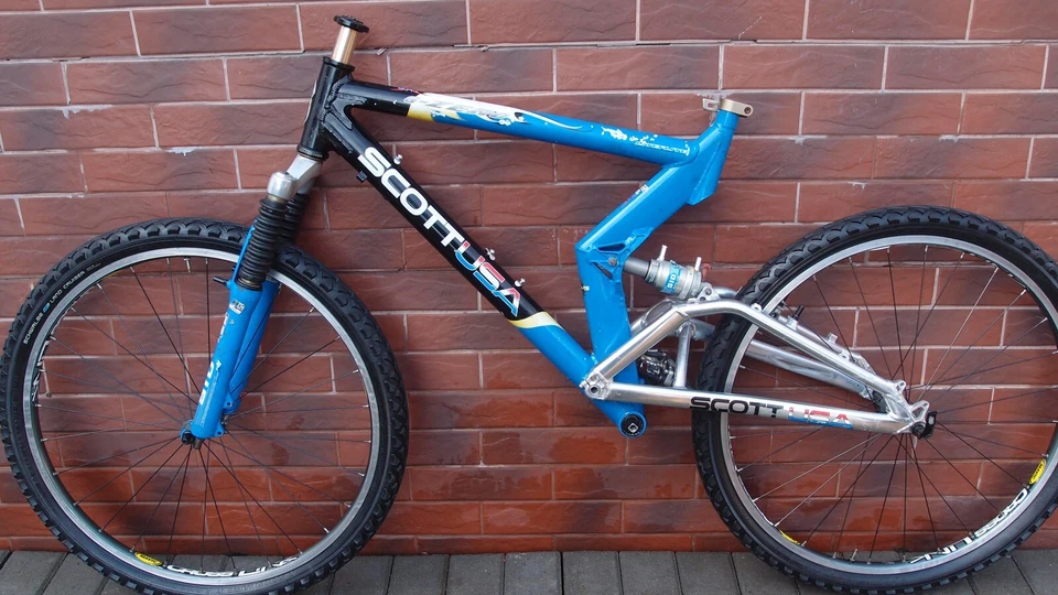 Juego de cuadro MTB SCOTT G-ZERO20 en EE. UU. suspensiones retro MTB SID Cane Creek Foto 2 de 4