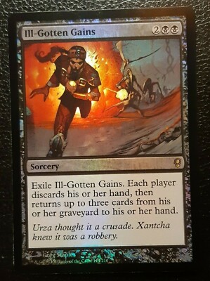Poorly acquired PREMIUM / FOIL - English Ill-Gotten Gains - Magic Mtg