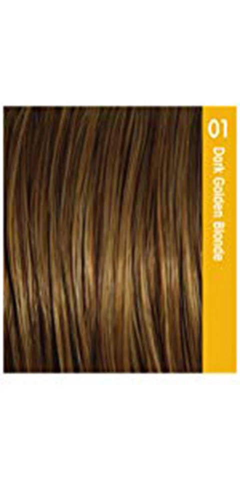 01 Extensiones de cabello secretas rubio dorado oscuro Daisy Fuentes diadema Foto 4 de 4