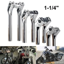 6/8/10/12" Pullback Handlebar Risers For Harley Softail Touring 1-1/4" Clamp Bar