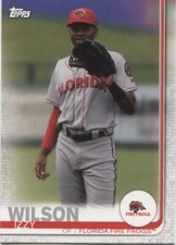 2019 Topps Pro DeBut IZZY WILSON Base Single - FLORIDA FIRE FROGS - #108