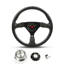 <!--F#f_0-->SAAS Steering Wheel SW516B-R & billet boss for Holden Monaro HQ HJ HX 1971-1980<!--F/-->