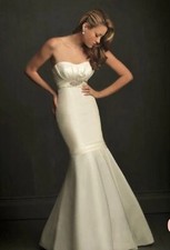 Allure Bridal 8717 Wedding Dress Sz 12 Fits Like 8 Or 10 
