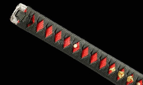 1095 Carbon Steel Old Style Japanese Katana SHINOGI ZUKURI Samurai Sword Sharp . - Picture 5 of 10