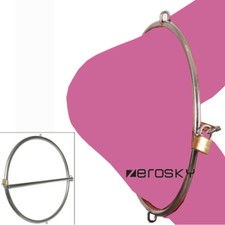 Stainless Steel Slave Waist Ring Butt Posture Fixed Bondage Restraint Fetish Toy