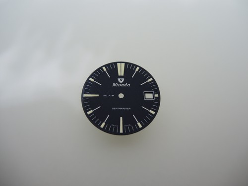 Zifferblatt NIVADA Depthmaster 50 ATM, ETA 2783, 2452, 2472, watch dial - Picture 2 of 8