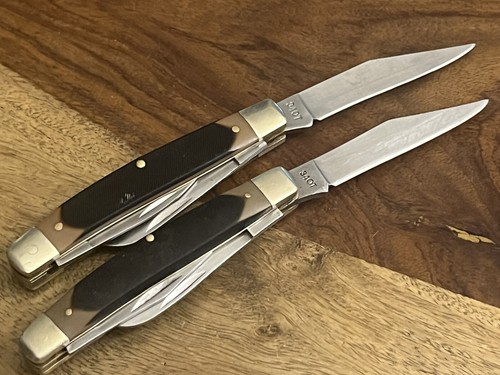 SCHRADE Old Timer 34OT Knives Very Nice Set! (Lot Of 2) ~TASKCo - Picture 8 of 24