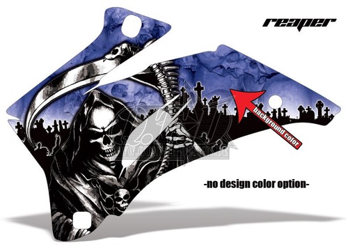 KIT GRÁFICO DE DECORACIÓN DE CARRERAS AMR SUZUKI GSX-R GSX R 600/750/1000/1300 REAPER B - Imagen 12 de 12