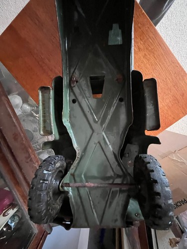 1950's Buddy L Pressed Steel Toy Truck Army Military Transport - For Restore 20” - Picture 11 of 14
