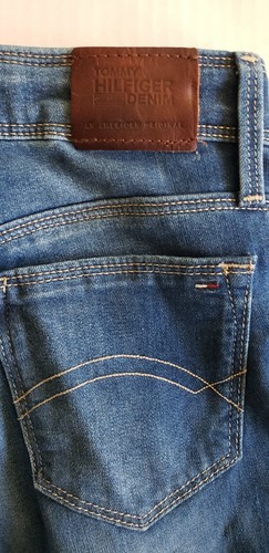 Tommy Hilfiger Capris Girls 8 128cm Denim Jeans Pants Blue Wide-Leg New - Picture 4 of 5