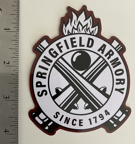 Springfield Armory Decals Springfield Armory Stickers 4” Gun Stickers Glock Colt - Picture 2 of 4