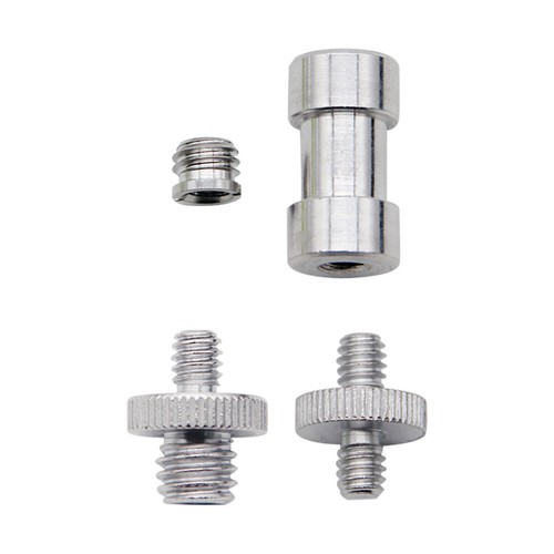 Juego de montaje de 1/4"" a 3/8"" macho a hembra adaptador de tornillo tornillo tornillo para luz de cámara - Imagen 4 de 6