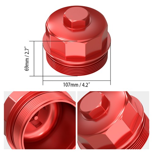 Oil Filter Housing Cover Aluminum For BMW E90/E92/E93 M3 2007-2013 S65 V8 Engine - Picture 8 of 11