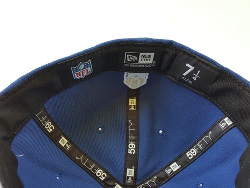Indianapolis Colts Camo Bill Hat 7 1/4 New Era Fitted Cap Auth 59/Fifty - Picture 7 of 7