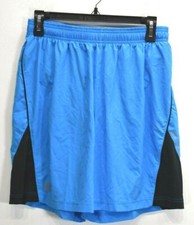 Under Armour Mens Blue Fitted Heatgear Drawstring Elastic Waist Active Shorts M