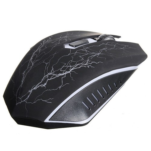 Wireless Gaming Mouse Optical USB Rechargeable For PC Laptop Silent Backlit BU - Picture 7 of 11