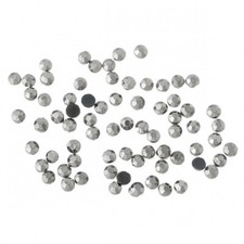 SS6 Iron On Hot Fix Rhinestone Flatback Gunmetal Faceted 2mm 1/8" Dia 10,000 PC
