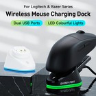 Gaming Mouse Wireless Charger For Logitech G502 X Plus G703 GPW2/Razer Naga Pro
