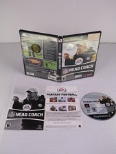 NFL Head Coach (Sony PlayStation 2, 2006) Complete, Tested Clean With Manual !!!