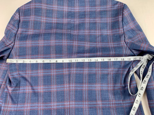BEN SHERMAN TAILORING MENS 40L JACKET BLAZER SPORT COAT CHECK PLAID STRETCH - Picture 13 of 18