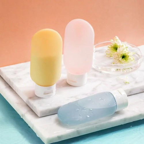 4pack 60ml Refillable Silicone Travel Bottles for Shampoo And Lotion - Picture 9 of 24