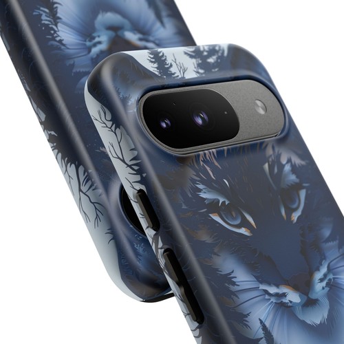 Blue Bobcat Wilderness Cat - Phone Ink Cover Case for iPhone, Galaxy, Pixel - 第 124/281 張圖片