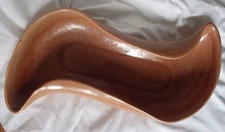 Red Wing U.S.A. M-1447 Mid-century Brown Pottery Dish Made in the USA