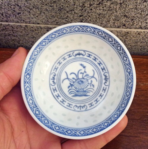 Antique Chinese Porcelain 3 Small Plate - Picture 2 of 7
