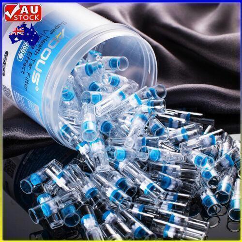 200Pcs Tobacco Cigarette Filter Smoking Holder Reduce Tar With Adapter Healthy - Picture 3 of 11