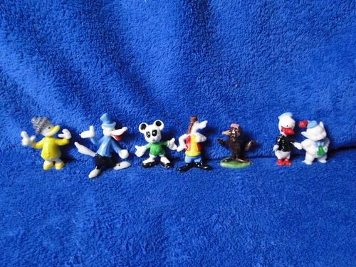 Vintage Marx, Tinykins, Plastic Figures, 7 Count, Lot 2