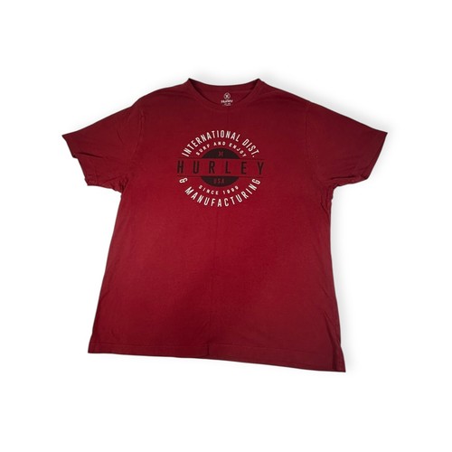 Hurley Graphic T-Shirt International Surf Logo Tee Mens XL