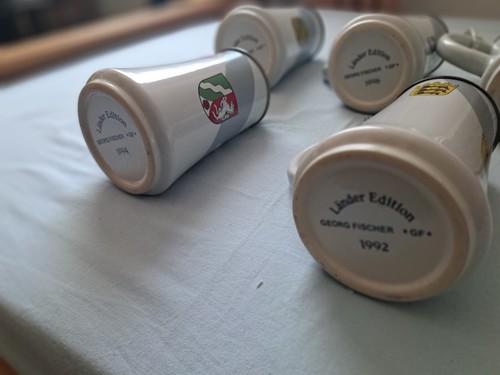 5 x G. F. Bierkrug mit Gerz Zinndeckel, Länderedition, 1992 - 1996, Top Zustand - Bild 4 von 7