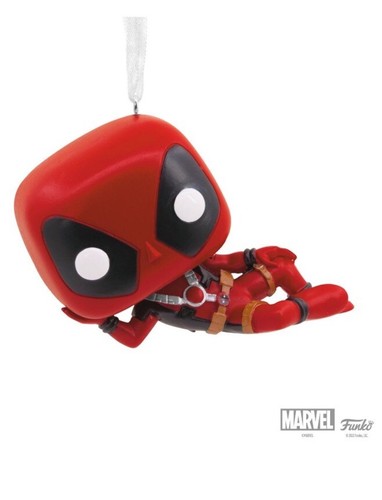 Hallmark Ornaments Funko Pop!  2024 Marvel DEADPOOL Christmas Tree Ornament! - Picture 4 of 7