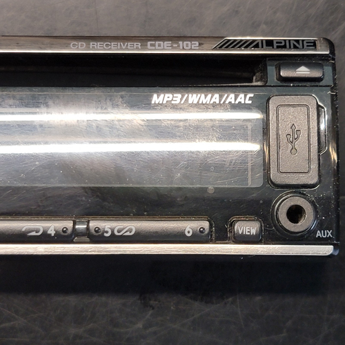 Alpine CDE-102 AUTORADIO NUR ABDECKPLATTE ALPINE CDE-102 NUR ABDECKPLATTE - Bild 4 von 9