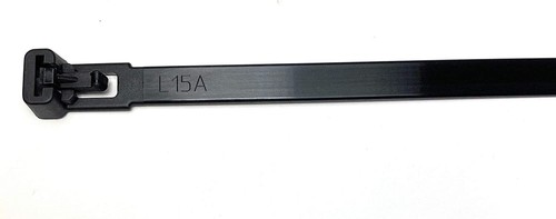 Schwarz weiß grün lösbare wiederverwendbare Krawattenverpackung, Kabelbinder Reißverschluss Riemen - Bild 7 von 12