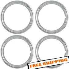 Coast to Coast IWC1515S Set of 4 Stainless Steel Wheel Trim Rings - 15" x 1-1/2"