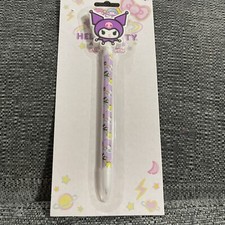 Sanrio KUROMI PEN w/ TOP TRINKET Black Ink - New