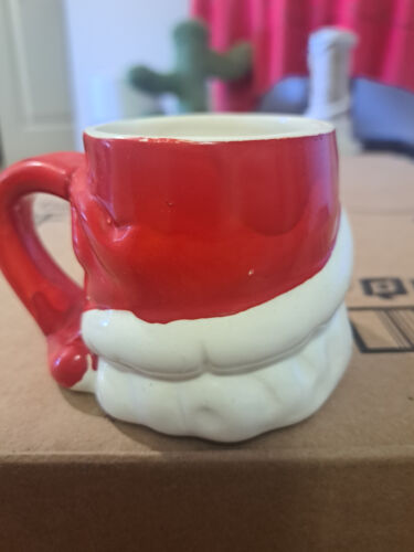 Vintage 1960 Holt Howard Set 4 Christmas Winking Santa Mugs - RARE - Picture 7 of 11