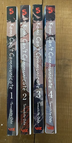 Komi Can’t Communicate By Tomohito Oda Book Lot Volt 1-4 English - Picture 3 of 3