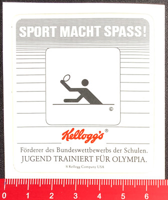 Aufkleber/Sticker:  Kellogg  Kellogs Olympia  (O5-12-63-1$)