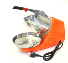 New Dual SS Electric 220lb/h Ice Shaver  Blade Snow Cone Maker Machine Crusher