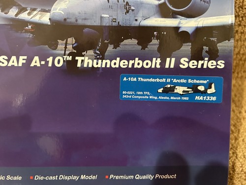 Hobby Master A-10A Thunderbolt "Arctic Scheme" 18th TFS 343rd Alaska 1982 HA1336 - Picture 2 of 11