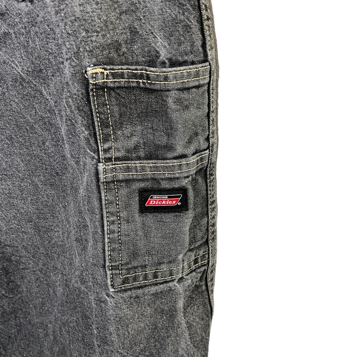 Dickies Shorts Men's Size 40 Black Denim Cool Fade Carpenter