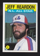1986 Topps Jeff Reardon All Star #711 Montreal Expos